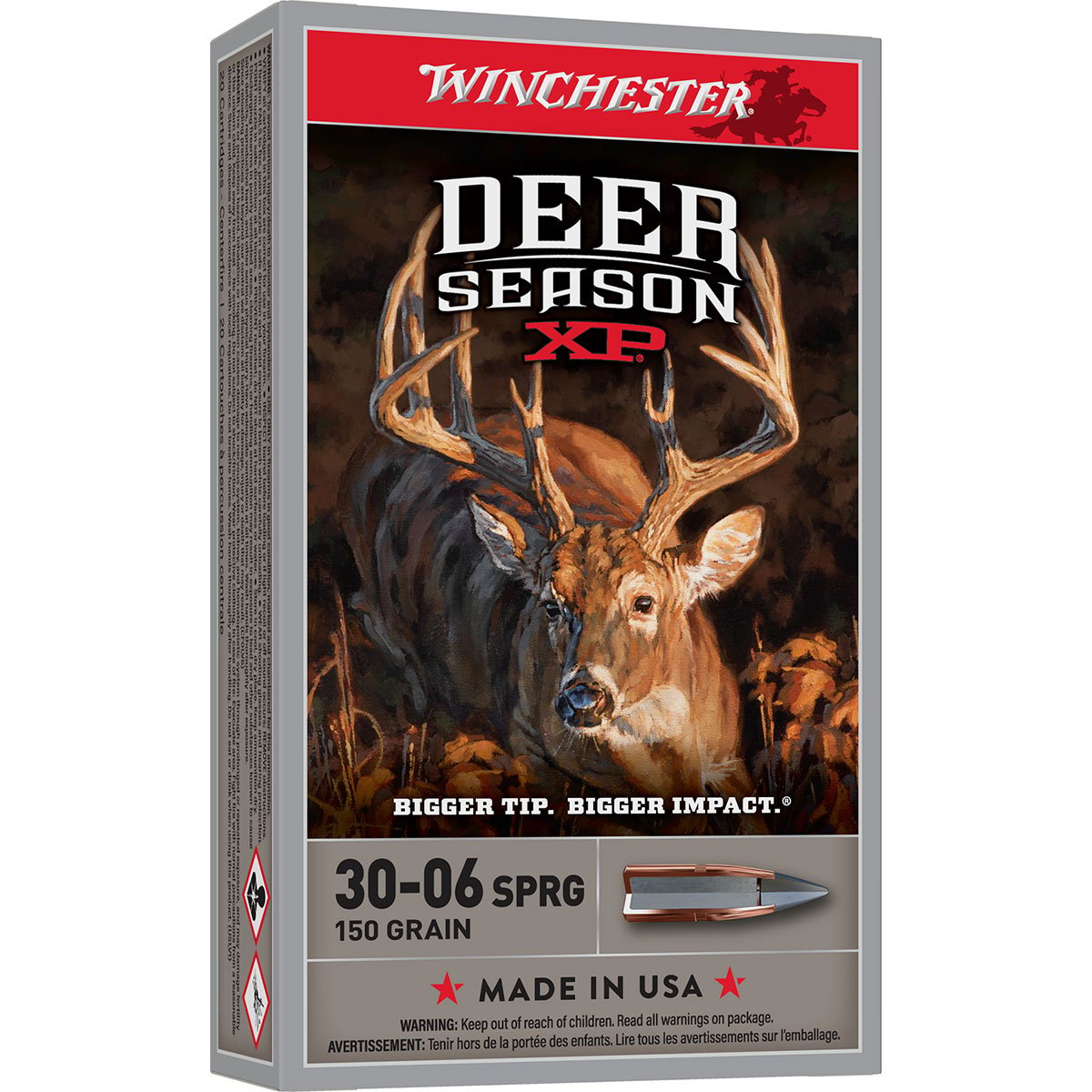 WINCHESTER - DEER SEASON XP 30-06 SPRINGFIELD RIFLE AMMO