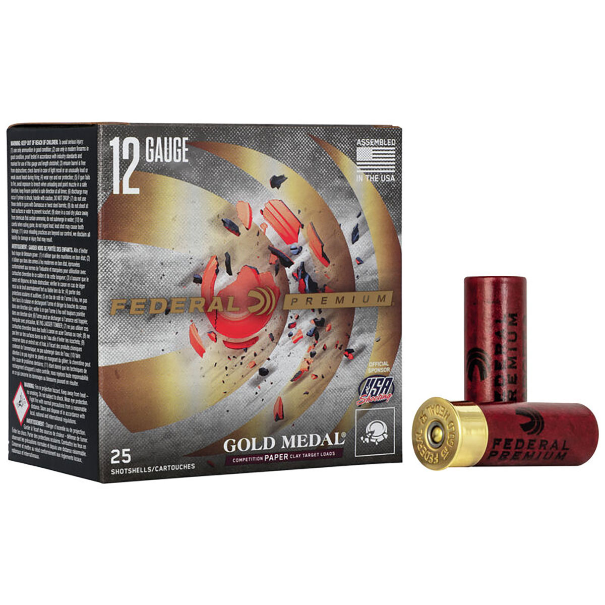 FEDERAL - GOLD MEDAL GRAND PAPER 12 GAUGE 2-3/4" AMMO