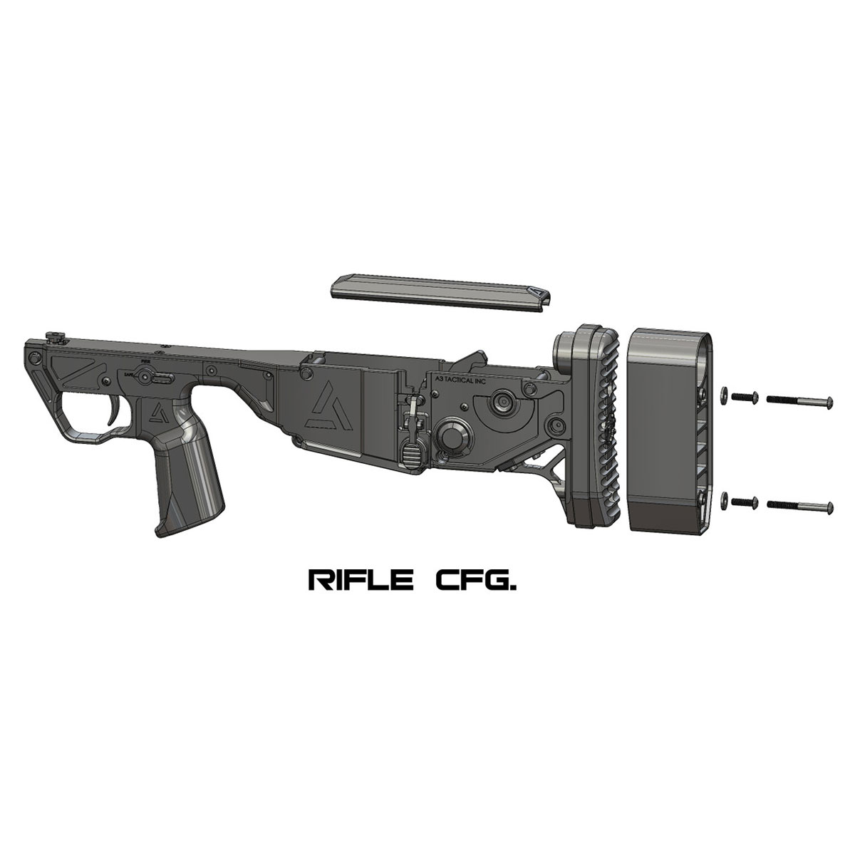 A3 TACTICAL - TRIAD BULLPUP CHASSIS FOR BRN-180 RIFLE UPPER RECEIVER