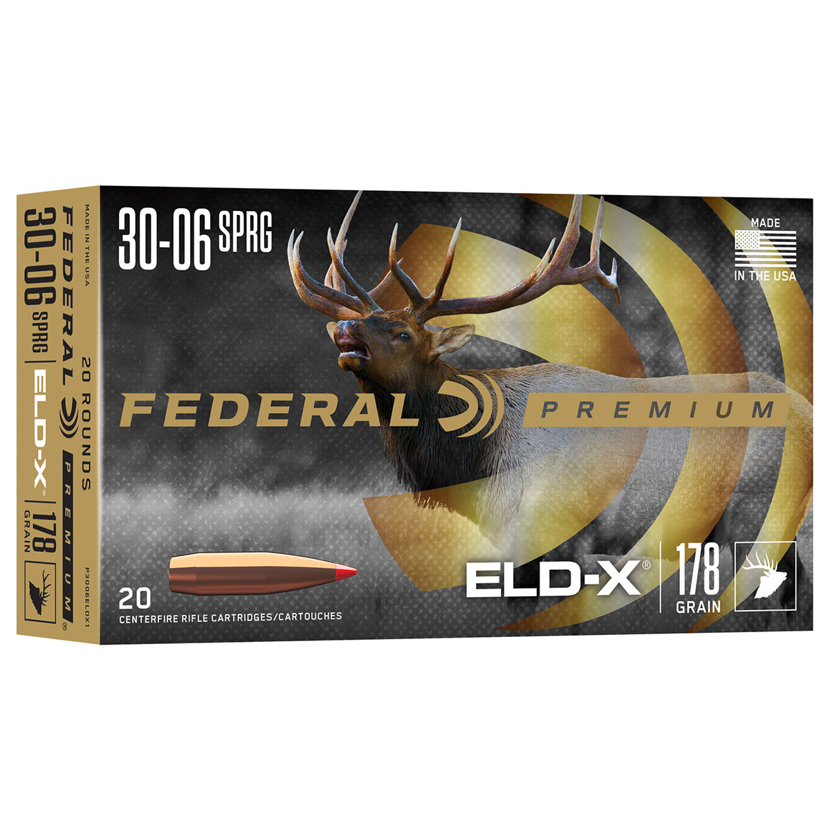 FEDERAL - PREMIUM BIG GAME 30-06 SPRINGFIELD RIFLE AMMO