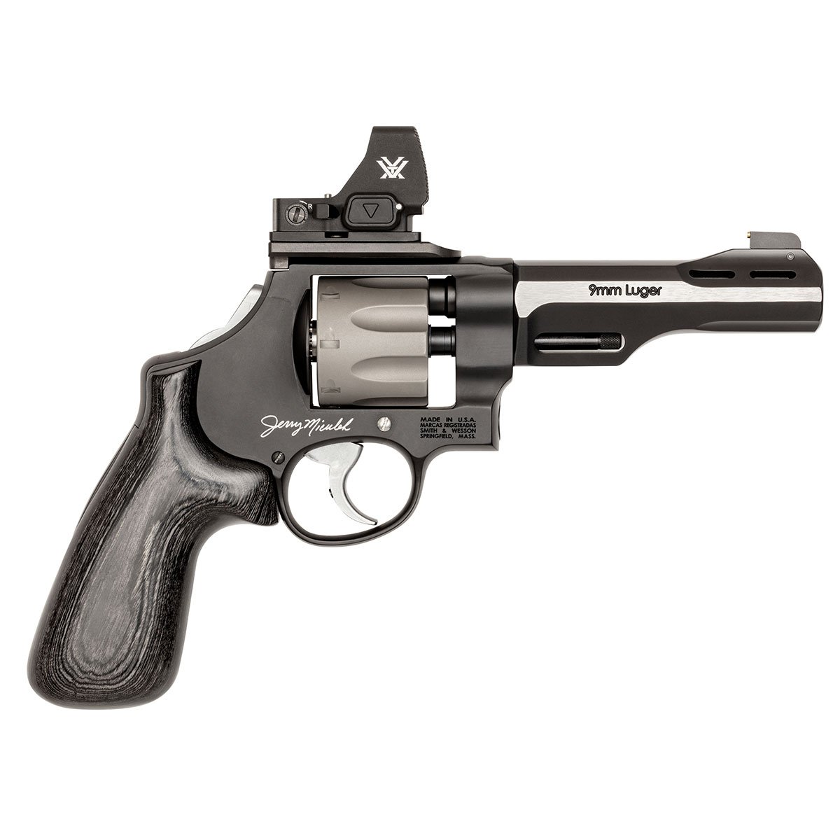 SMITH & WESSON - PERFORMANCE CENTER MODEL 327 JERRY MICULEK 9MM LUGER REVOLVER