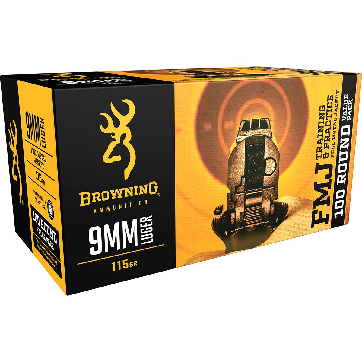 BROWNING AMMUNITION - TRAINING & PRACTICE 9MM LUGER AMMO