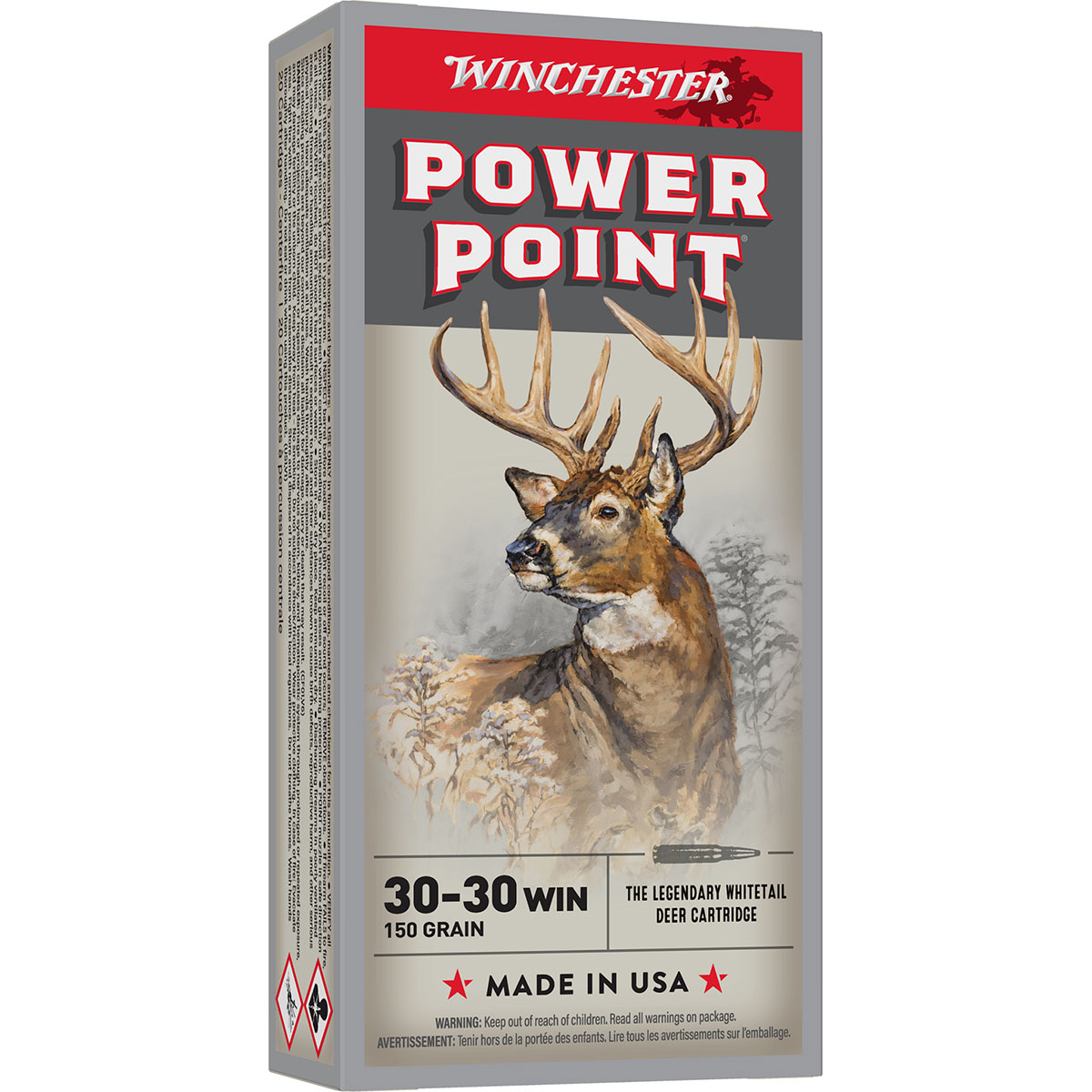 WINCHESTER - POWER POINT 30-30 WINCHESTER RIFLE AMMO