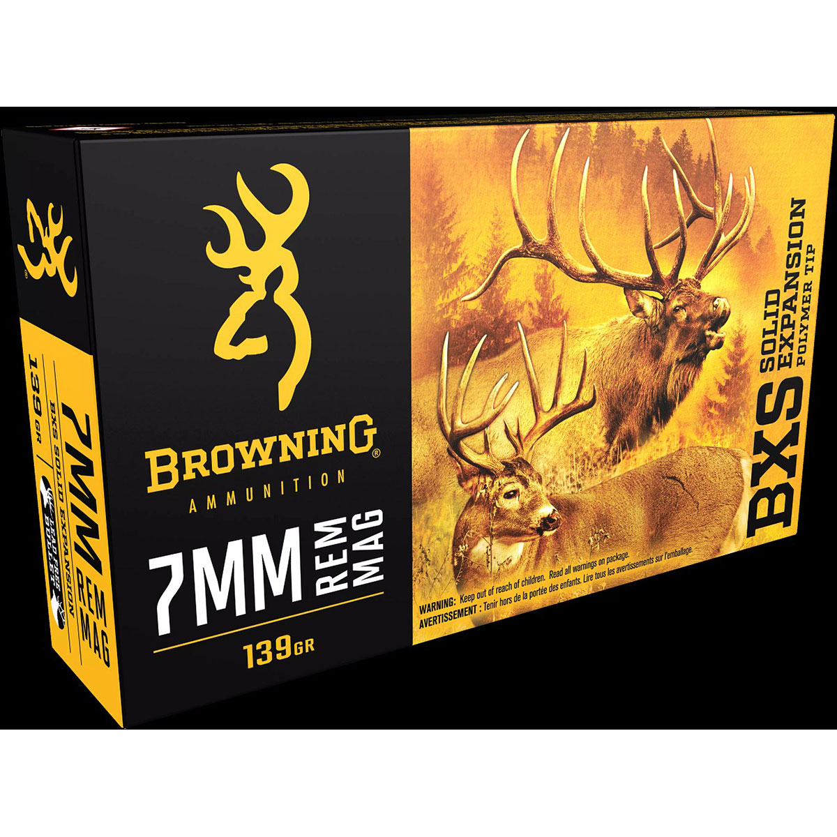 BROWNING AMMUNITION - BXS 7MM REMINGTON MAGNUM AMMO