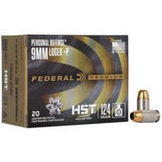 FEDERAL - PERSONAL DEFENSE 9MM LUGER +P HANDGUN AMMO