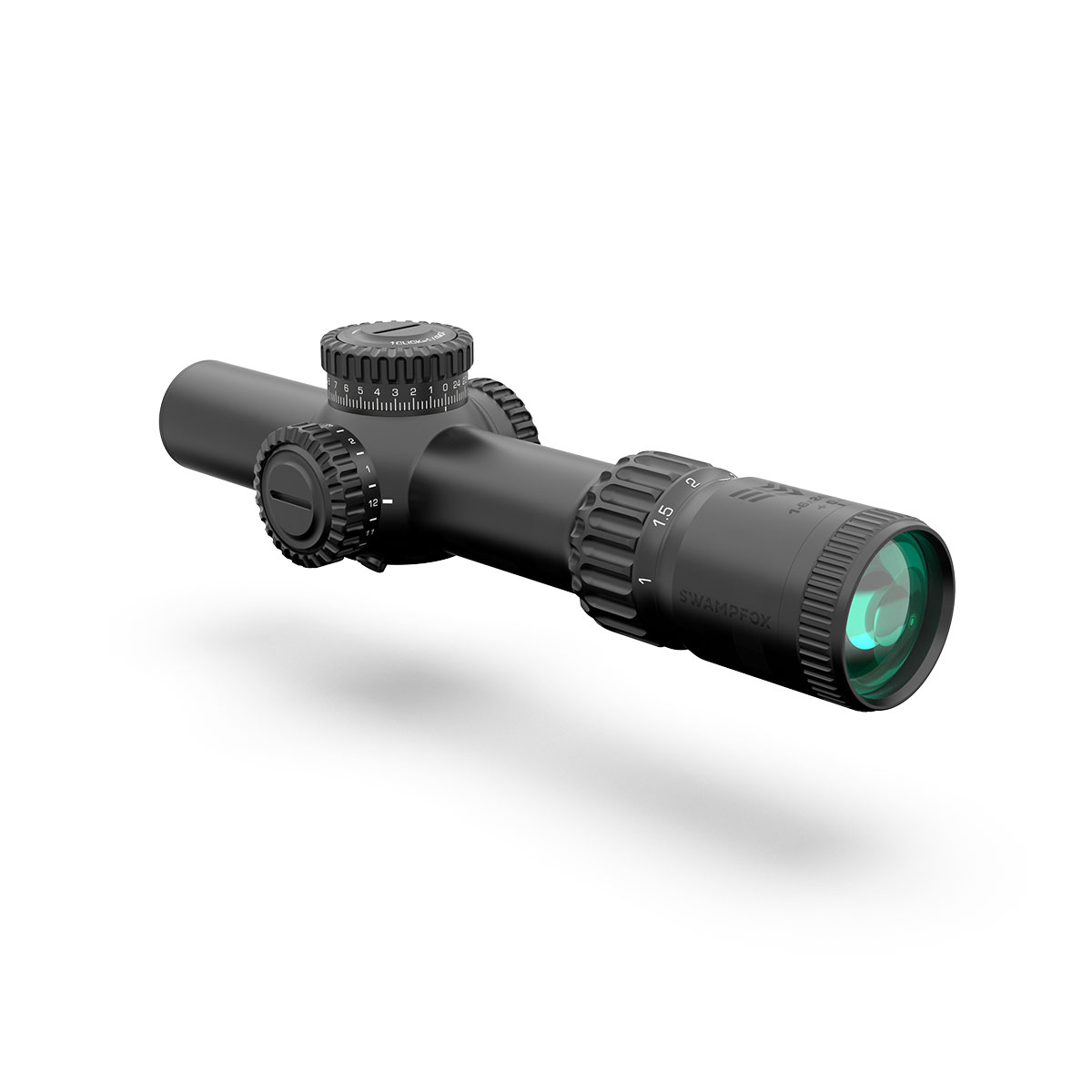 SWAMPFOX OPTICS - WARHORSE LPVO 1-6X24MM FFP ILLUMINATED RIFLE SCOPE