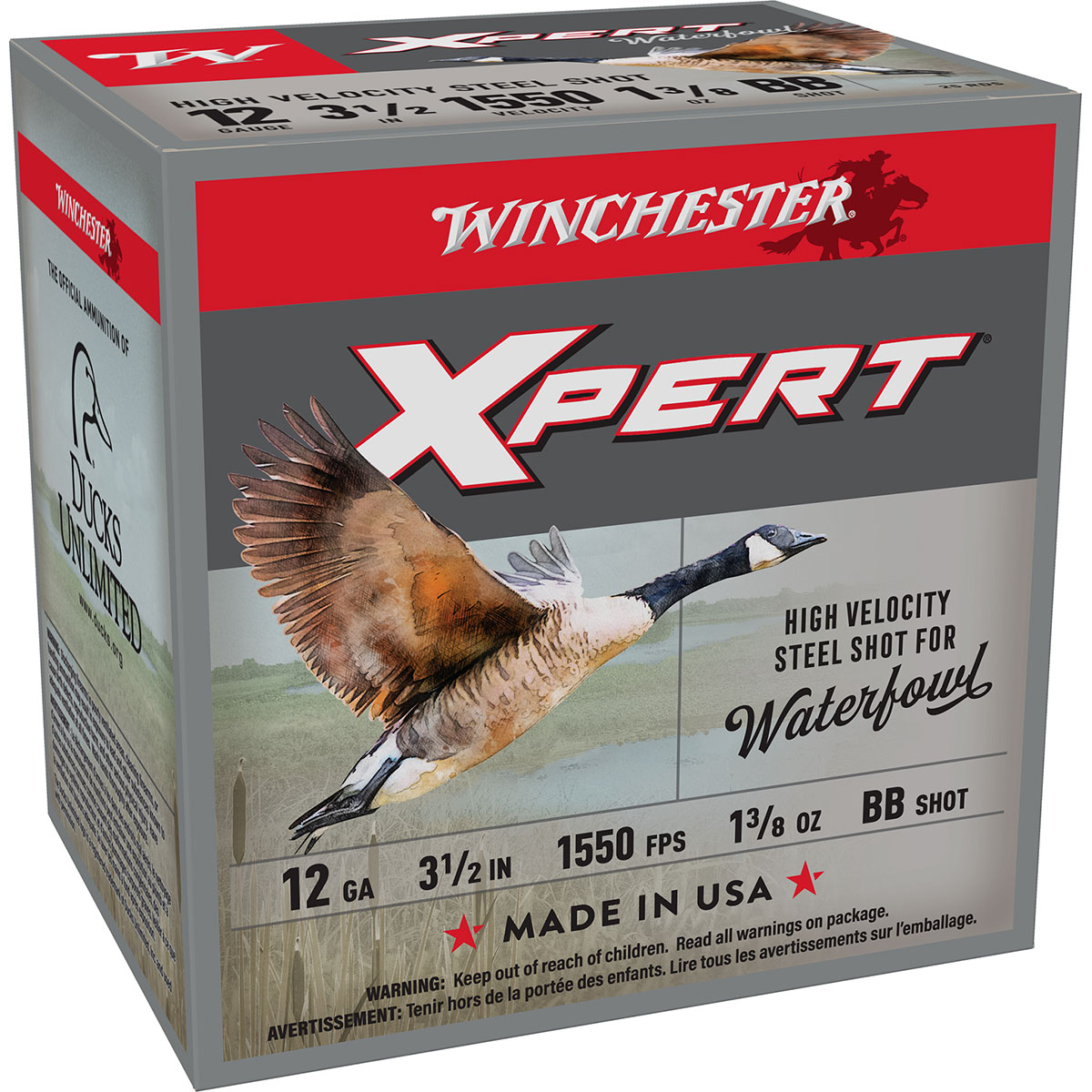 WINCHESTER - Winchester Xpert HV Steel 12ga 3.5" 1-3/8 oz. #BB 25/bx