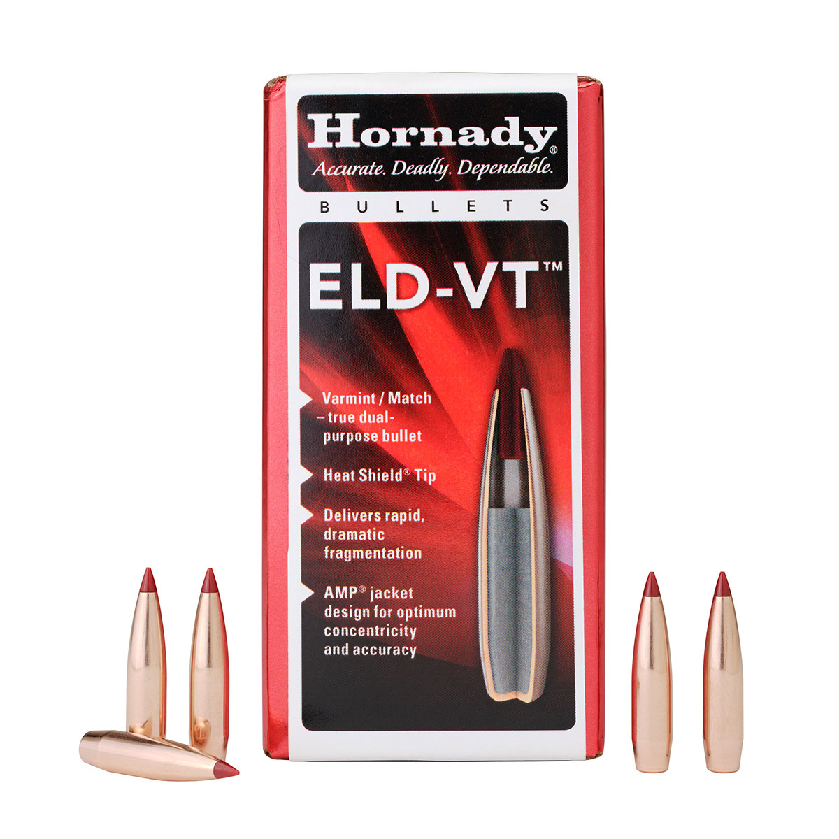 HORNADY - ELD-VT 6MM (0.243") RIFLE BULLETS