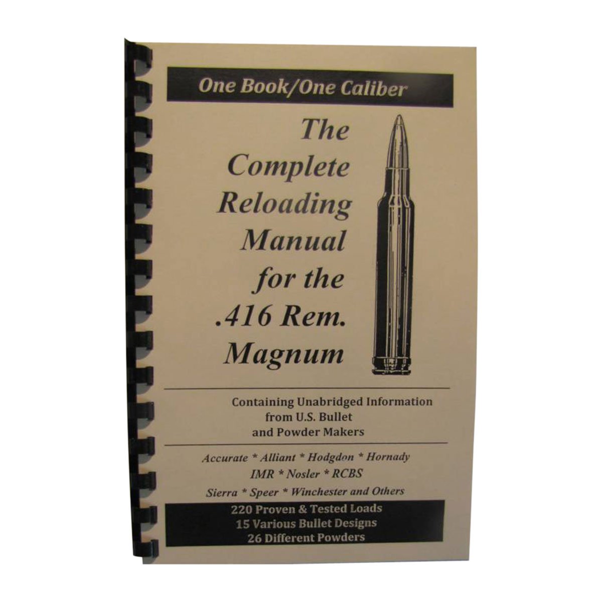 LOADBOOKS USA, INC. - Loadbooks .416 Remington Magnum Each