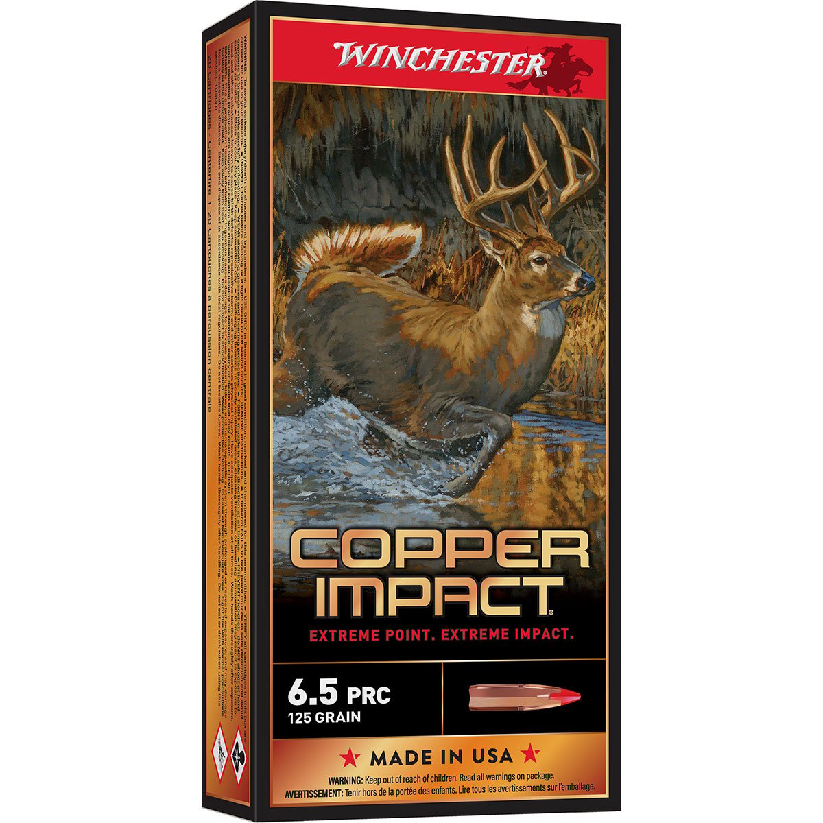 WINCHESTER - COPPER IMPACT 6.5 PRC RIFLE AMMO