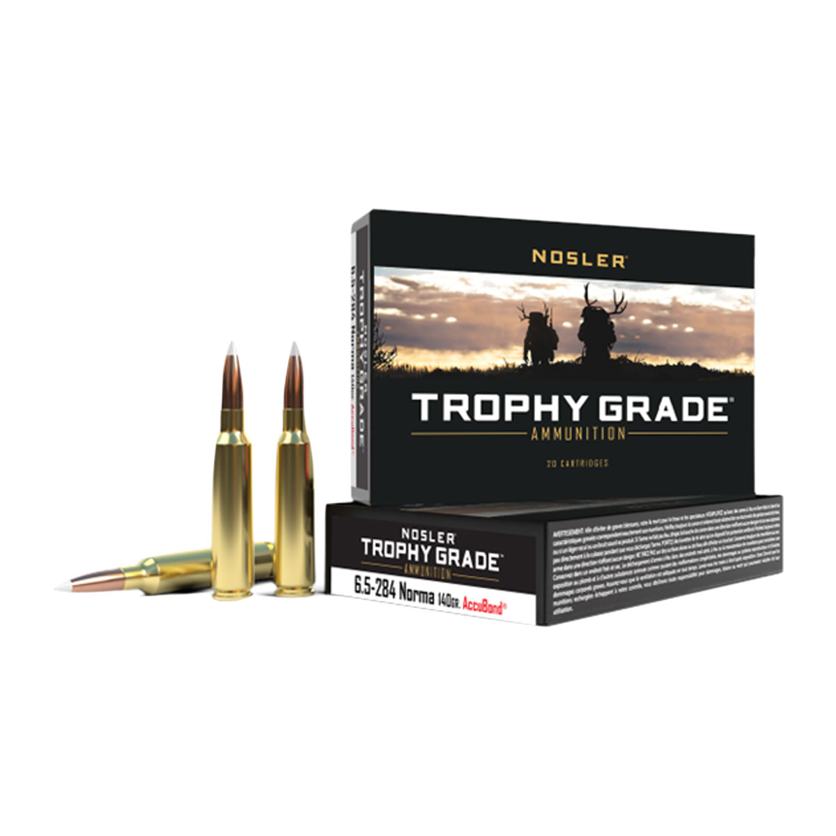 NOSLER, INC. - TROPHY GRADE 6.5-284 NORMA AMMO