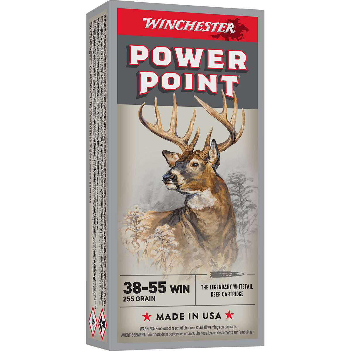 WINCHESTER - POWER POINT 38-55 WINCHESTER RIFLE AMMO