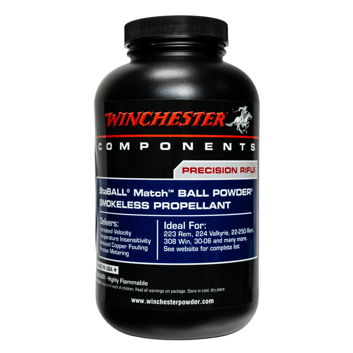 WINCHESTER - STABALL MATCH RIFLE POWDER