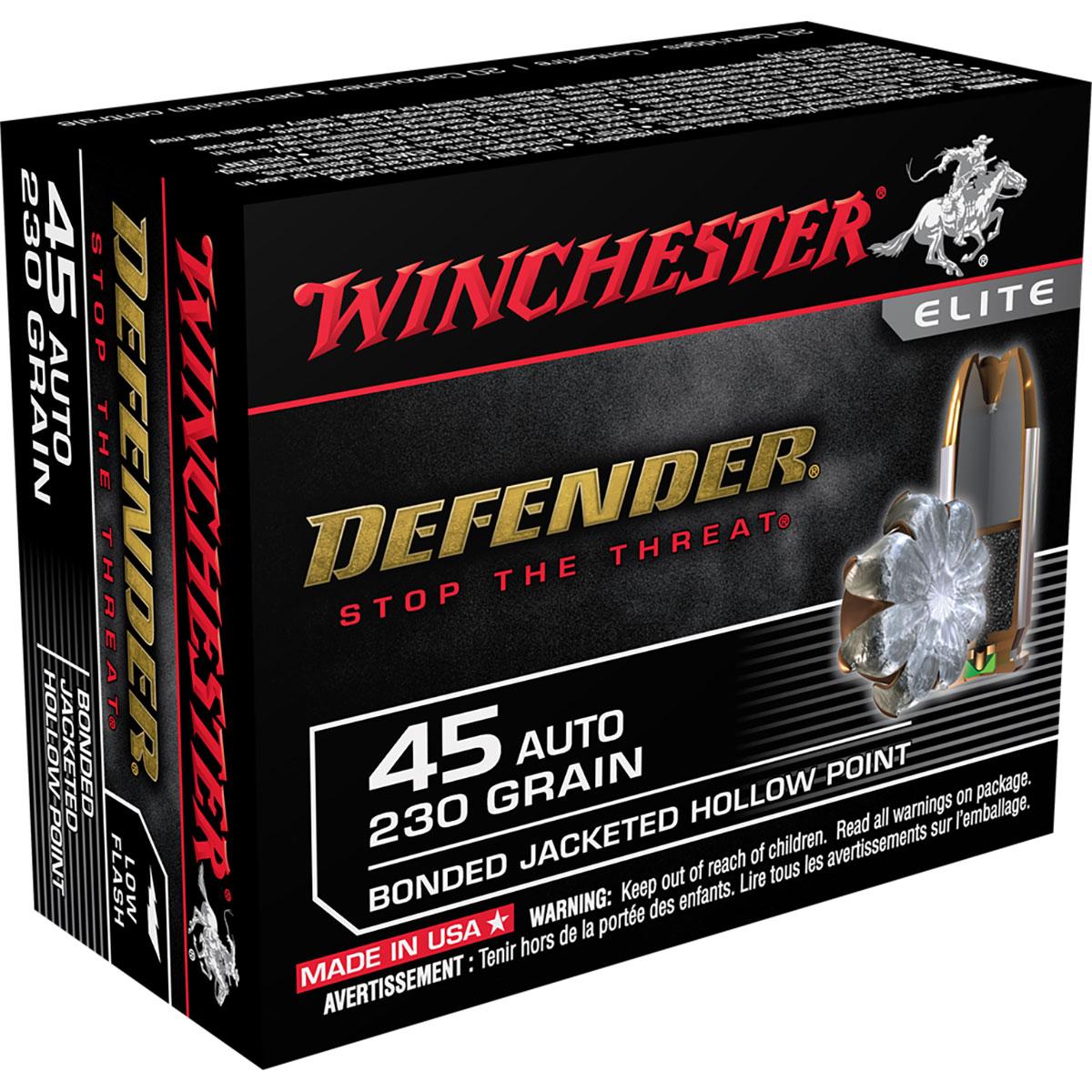 WINCHESTER - DEFENDER 45 ACP HANDGUN AMMO