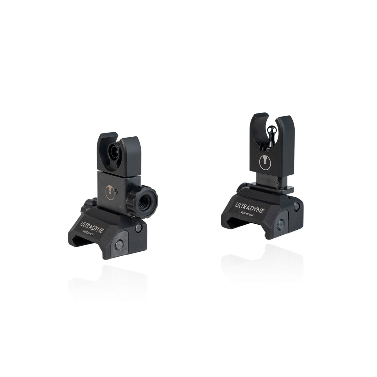 ULTRADYNE USA - AR .308 C4 FOLDING FRONT AND REAR SIGHT COMBO 7.62MM