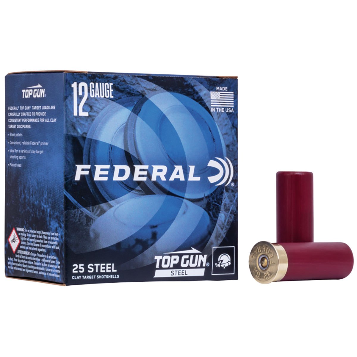 FEDERAL - TOP GUN STEEL 12 GAUGE SHOTGUN AMMO