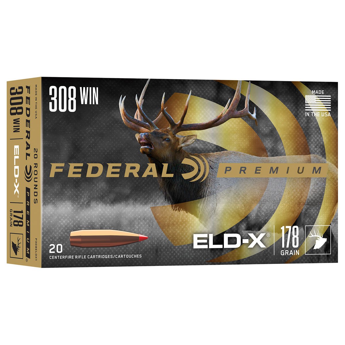 FEDERAL - PREMIUM BIG GAME 308 WINCHESTER RIFLE AMMO