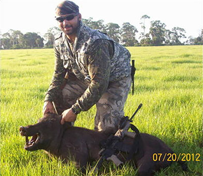 Ernesto ended up with a LOT of exciting memories.... and 85 lbs. of meat in his freezer.