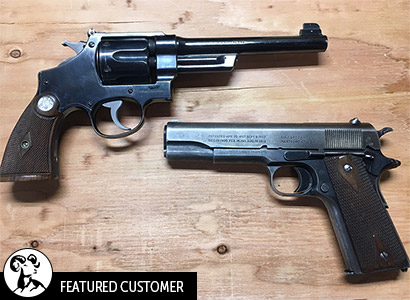 Matt's WWI Colt 1911 & S&W .38/44 Revolver
