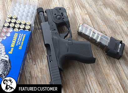 Damon's Custom Glock® 42 in 9mm Makarov