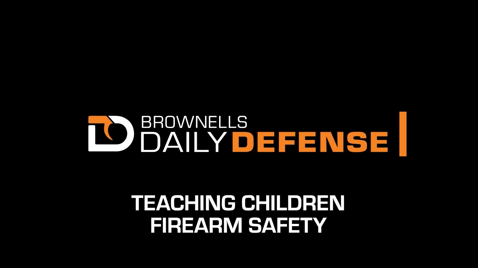 Daily Defense 3-14: Teaching Children Firearm Safety